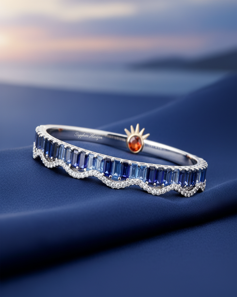 Sapphire Horizon Bracelet