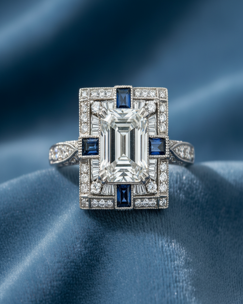 Art Deco Engagement Ring